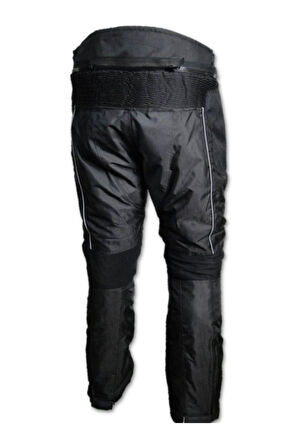 Motosiklet Pantolonu Titanyum Koruma 4 Mevsim Diz ve Kalça Korumalı Maxdura Kumaş Motor Pantolon