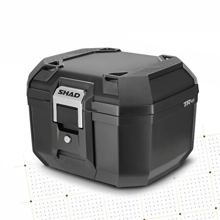 Motosiklet Arka Çanta Shad Terra Alüminyum Motor Tur Çantası Black 41 Lt
