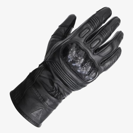 Motosiklet Eldiveni Deri Siyah %100 Leather Motorcu Eldiveni