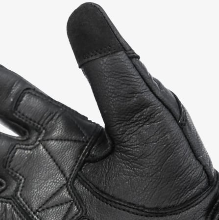 Motosiklet Eldiveni Deri Siyah %100 Leather Motorcu Eldiveni