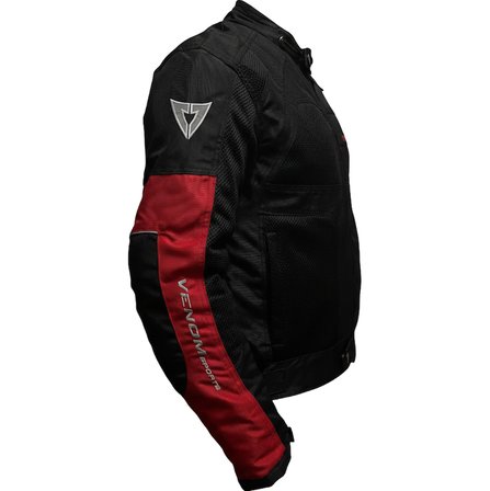Motosiklet Mont 4 Mevsim Dynamic V2 Siyah-Kırmızı Motorcu Montu