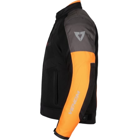 Motosiklet Mont 4 Mevsim Dynamic Siyah-Turuncu Motorcu Montu