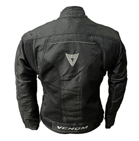 Motosiklet Mont Erkek Siyah Dynamic Montu 4 Mevsim ( Bir Beden Büyük Tercih Ediniz)