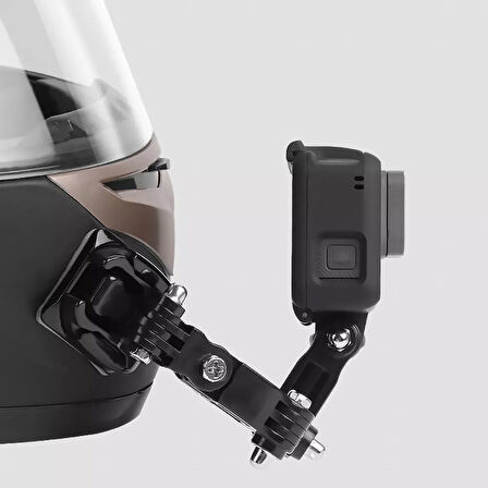 Motosiklet Kask Gopro Kamera ve Telefon Tutucu Motor Kask Standı Tutacağı