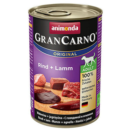 Animonda Biftek ve Kuzu Etli Köpek Konservesi 400 Gr