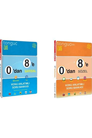 0'dan 8'e Sözel Ve Sayısal Konu Anlatımlı Soru Bankası