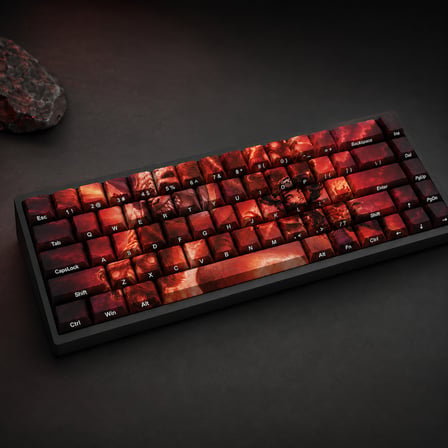 Özel LoL Panda Annie 68 Tuş PBT Cherry Profil Boya Süblimasyon Yan Baskılı Mekanik Klavye Keycaps Tuş Başlıkları