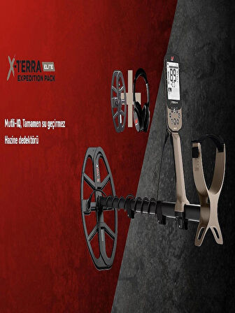 Minelab  X-TERRA ELITE EXPEDITION PACK TEKNOLOJI