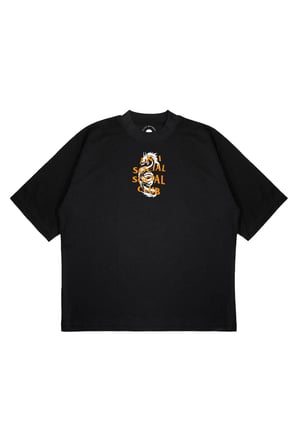 Unisex Oversize ANTİ SOCİAL NEW DRAKE Baskılı T-shirt