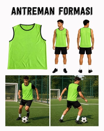 Profesyonel Antrenman Yeleği, Hafif File Kumaş, Futbol, Basketbol, Voleybol Sporları Antrenman Forması