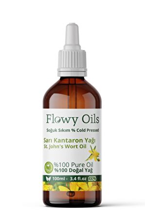 Sarı Kantaron Yağı %100 Doğal Bitkisel Sabit Yağ St. John's Wort Oil 100ml