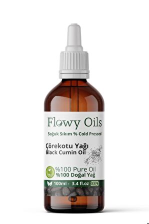 Çörekotu Yağı %100 Doğal Bitkisel Sabit Yağ Black Cumin Oil 100ml