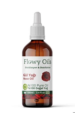 Gül Yağı %100 Doğal Bitkisel Uçucu Yağ Rose Oil 100ml