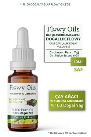 Çay Ağacı Yağı %100 Doğal Bitkisel Uçucu Yağ Tea Tree Oil 10ml