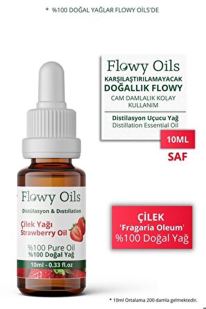Çilek Yağı %100 Doğal Bitkisel Uçucu Yağ Strawberry Oil 10ml