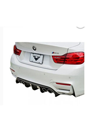 Bmw F30/F80 - Vorsteiner - Difüzör Arka Ek (Orta Kısım) Piano Black Vakum