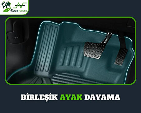 Dacia Duster 4X2 2018-2022 Uyumlu Araca Özel 4D Havuzlu Oto Paspas Takımı Venüs
