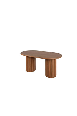 Sierra İskandinav Oval Ahşap Bohem Masa 90x190