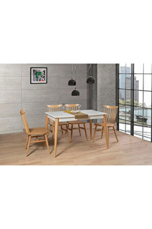 Ludovica Fransız Retro Still Açılır Yemek Masası 90x140