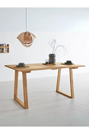 Nepal Ahşap Mutfak Masası 100x200