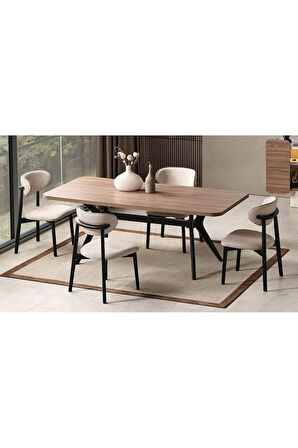 Bosco Pergel Ahşap Mutfak Masası 90x180