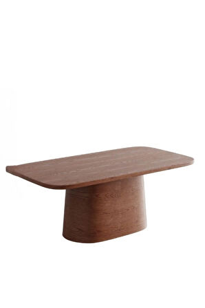 Barocco İtalyan Still Oval Ahşap Yemek Masası 100x180