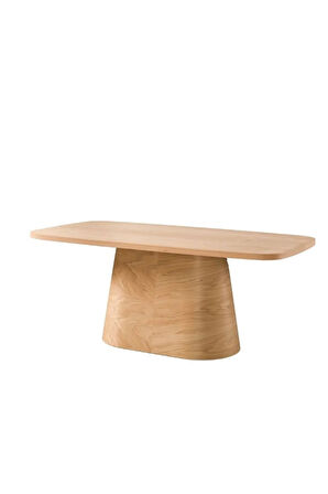 Barocco İtalyan Still Oval Ahşap Yemek Masası 100x180