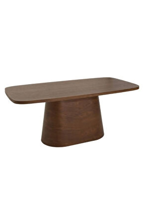 Barocco İtalyan Still Oval Ahşap Yemek Masası 100x190