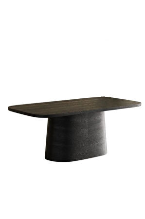 Barocco İtalyan Still Oval Ahşap Yemek Masası 100x190