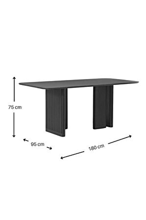 Nomada Ahşap Yemek Masası 95x180