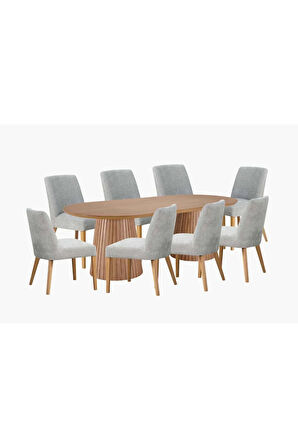 Bohenza Sabit Ahşap Yemek Masası 90x180