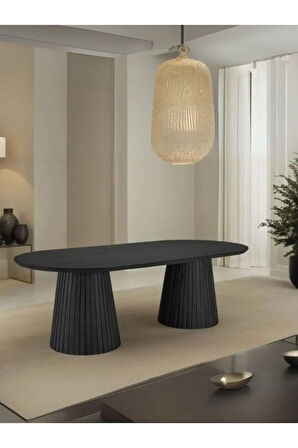 Bohenza Sabit Ahşap Yemek Masası 90x180