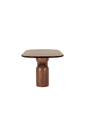 İmperial İtalyan Still Oval Ahşap Yemek Masası 80x180