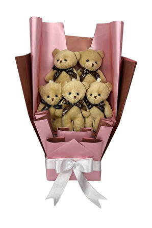 5’li Sevimli Ayıcık Buketi