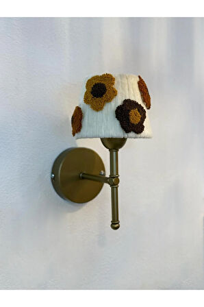 Punch Kadife Kablosuz Pilli Aplik - Alt Eskitme Gold