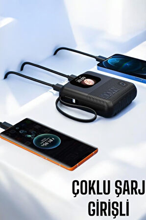Günlük Aktivite Takipli 10.000 mAh Powerbank – Şarj ve Eğlence Bir Arada