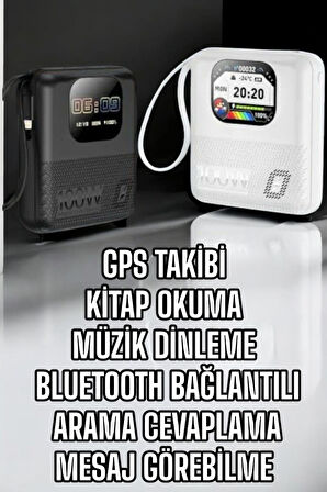 10.000 mAh Powerbank – Müzik Çalar, Arama, Adımsayar ve Uyku Takipli
