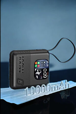 Müzik Dinleme ve Arama Destekli 10.000 mAh Akıllı Powerbank