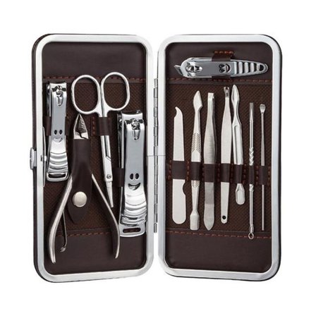 BUFFER® 12 Parça Çanta Tipi Manikür Pedikür Tırnak Bakım Seti