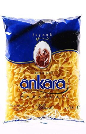 Ankara Fiyonk Makarna 500Gr x 20 Adet