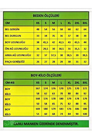 Deniz Şortu - 2 cepli içi Fileli , bel lastik ve bağlama ipli