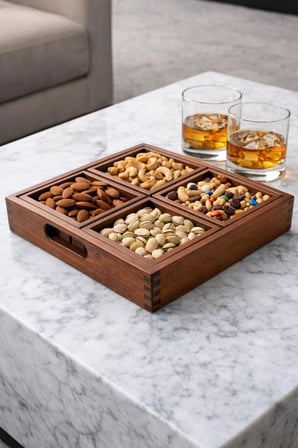 Aperitivo Ahşap Çerezlik 