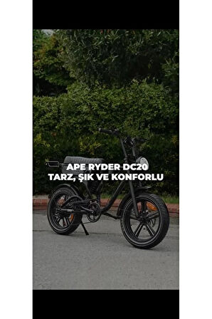 DC20 ELEKTRİKLİ BİSİKLET (SİYAH)
