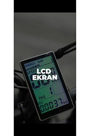 DC20 ELEKTRİKLİ BİSİKLET (SİYAH)