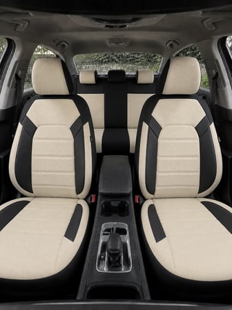 Fiat Egea Sedan 2024+Uyumlu Premium Tay Tüyü Oto Koltuk Kılıfı Airbag Uyumlu 2+1 Fermuarlı Kolçak Uyumlu