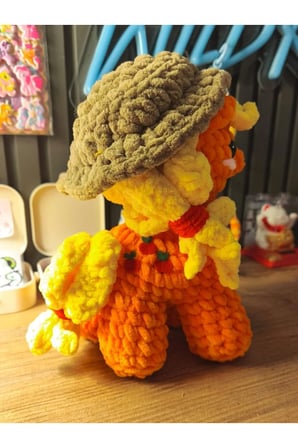 El Yapımı Tığ İşi My Little Pony Peluş Oyuncak | Applejack
