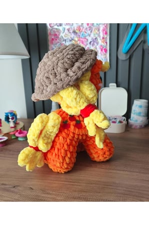 El Yapımı Tığ İşi My Little Pony Peluş Oyuncak | Applejack