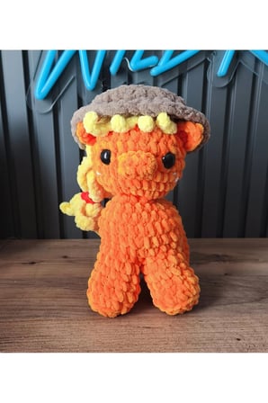 El Yapımı Tığ İşi My Little Pony Peluş Oyuncak | Applejack
