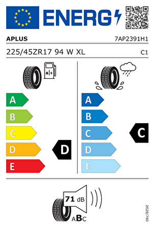 Aplus A610 225/45R17 94W XL ( Yıl: 2024 )