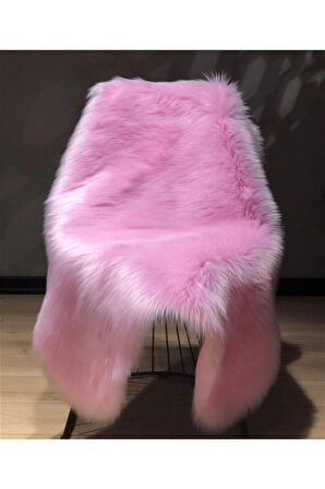Kuzu Post Kırmızı Üst Kalite Tüy Dökmez Yıkanabilir Yumuşak Dokulu Peluş Halı